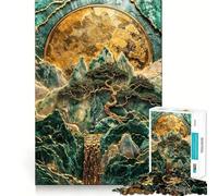 Puzzle da 1000 pezzi "Il regno del monarca di montagna" per ragazzi, rompicapo rilassante, arte da assemblare, regalo di alta qualità (38x26cm)