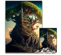 Puzzle da 1000 pezzi "Il regno delle fiabe" per adulti, regalo perfetto per la festa della mamma, compleanni, Natale, 50x75CM/19,68x29,52 pollici