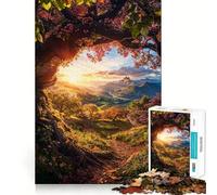 Puzzle da 1000 pezzi "Il richiamo del castello" per adolescenti, gioco per allenare la mente, evasione rilassante, arte da assemblare, regalo premuroso 50x75cm