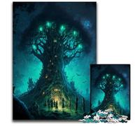 Puzzle da 1000 pezzi "Il richiamo dell'albero del mondo" per adulti, attività da fare a casa per le vacanze, compleanni e serate di giochi in famiglia, 50x75cm/19,68x29,52 pollici
