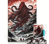 Puzzle da 1000 pezzi "Il richiamo di Cthulhu" giocattolo fai da te attività per famiglie con pezzi ad incastro di forma casuale 50x75cm