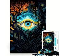 Puzzle da 1000 pezzi "Il risveglio del terzo occhio",gioco a incastro,gioco creativo,giocattolo,gioco casual,Natale,tempo libero,arte (50x75cm)