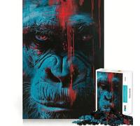Puzzle da 1000 pezzi "Il Risveglio di Hanuman",gioco di incastro,stimolante per la mente,rilassante,ideale come regalo di compleanno (50x75cm)