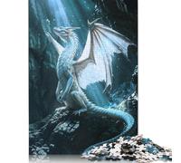 Puzzle da 1000 pezzi "Il ritorno dei draghi bianchi" per adulti, difficoltà elevata, giocattolo educativo, decorazione per la famiglia, 1000 pezzi (75x50 cm)