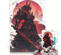 Puzzle da 1000 pezzi "Il Samurai delle Tenebre" giocattolo educativo divertente antistress ideale per rafforzare l'amore di coppia 50x75cm