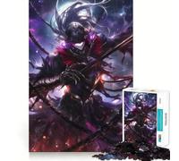 Puzzle da 1000 pezzi "Il Samurai Mistico" per adolescenti, gioco cognitivo, svago rilassante, assemblaggio di motivi, opera d'arte 38x52cm
