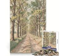 Puzzle da 1000 pezzi "Il Sentiero attraverso le Sentinelle" per adolescenti, gioco intelligente e rilassante, con schema di montaggio e lista dei desideri di Babbo Natale 38x26cm