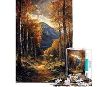 Puzzle da 1000 pezzi Il sentiero meno battuto per adolescenti gioco di velocità manuale ideale per compleanni e Natale 38x26cm