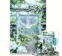 Puzzle da 1000 pezzi "Il Sentiero Sacro" di Sarutahiko per adolescenti, gioco di logica, calma mentale, qualità, regalo di Natale (50x75cm)