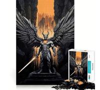 Puzzle da 1000 pezzi "Il Signore dei Demoni" per adolescenti, gioco di puzzle per allenare la mente, rilassante, evasione artistica, regalo premuroso 38x26cm