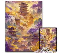 Puzzle da 1000 pezzi "Il Tempio dei Sogni", puzzle per adulti, decorazione fai da te, sfida mentale, per adulti, famiglia, regalo di Natale, 50x75CM/19,68x29,52 pollici