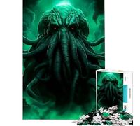 Puzzle da 1000 pezzi - Il terrore di Cthulhu - Giocattolo educativo - Gioco impossibile - Perfetto per le vacanze a casa per passare il tempo e come regalo di compleanno (Dimensioni 38x52cm)