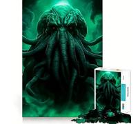 Puzzle da 1000 pezzi "Il terrore di Cthulhu" per adolescenti, gioco di allenamento mentale, gioco di gruppo, taglio di precisione, regalo per le festività 38x52cm
