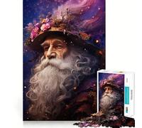 Puzzle da 1000 pezzi "Il Vecchio Mago" per ragazzi stimola la memoria, rilassante e divertente, con bordi precisi Un regalo pensato con cura 38x26cm
