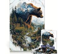Puzzle da 1000 pezzi "Il Viandante Solitario" per adolescenti, gioco di logica e abilità, antistress, tagli precisi, regalo perfetto 38x26cm