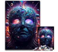 Puzzle da 1000 pezzi "Il volto di un dio" per adulti, ideale come regalo di Natale e Capodanno per adolescenti, 26X38CM/10,23x14,96 pollici.