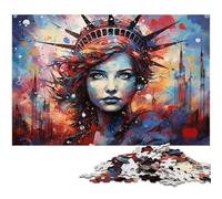 Puzzle da 1000 pezzi illustrazione a colori del memoriale del Muro di Berlino puzzle per adulti puzzle di carta decorazione per la famiglia 1000 pezzi (38x26 cm)