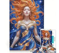 Puzzle da 1000 pezzi Imperatrice Celeste, gioco per famiglie, rilassante e stimolante per la mente, compleanno e Natale 50x75cm