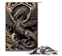 Puzzle da 1000 pezzi Imperious Dragon Lord per adulti, puzzle in legno, giochi per famiglie, 1000 pezzi