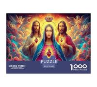 Puzzle da 1000 pezzi in carta riciclata "Ascensione di Gesù" - Puzzle di gruppo in scene vivaci per adulti, regali, gioco educativo, sfida, decorazione da parete, 70x50 cm/1000 pezzi