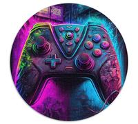 Puzzle da 1000 pezzi in cartone color neon per adulti, regalo perfetto per feste e compleanni (67,5x67,5cm)