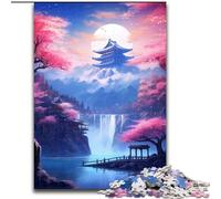 Puzzle da 1000 pezzi in cartone con templi antichi del Giappone, per adulti, dimensioni 26x38cm, gioco di sfida per adolescenti e famiglie
