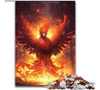 Puzzle da 1000 pezzi in cartone raffigurante la Fenice, per adulti, dimensioni 26x38cm, regalo per una sfida intellettuale, attività educativa per adolescenti