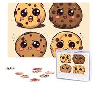 Puzzle da 1000 pezzi in legno con gocce di cioccolato con diverse espressioni Foto Puzzle personalizzato per adulti Puzzle personalizzati Puzzle impegnativi per regalo di nozze in famiglia