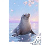Puzzle Da 1000 Pezzi in Legno, Foca, Esperienza Unica Di Gioco, Per Chi Ama Le Sfide, Includi La Tua Famiglia in Questa Avventura