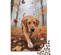 Puzzle Da 1000 Pezzi in Legno, Labrador retriever, Esperienza Unica Di Gioco, Per Chi Ama Le Sfide, Includi La Tua Famiglia in Questa Avventura