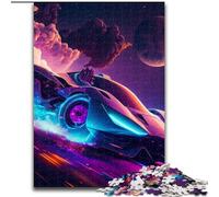 Puzzle da 1000 pezzi in legno, modello "Macchina sportiva fantastica", per adolescenti dai 14 anni in su, decorazione per la casa, 50x75cm, gioco educativo e divertente per interni