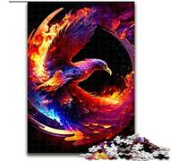 Puzzle da 1000 pezzi in legno raffigurante la Fenice, per adulti, dimensioni 50x75cm, regalo per una sfida intellettuale, attività educativa per adolescenti