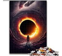 Puzzle da 1000 pezzi in legno raffigurante un buco nero, un rompicapo stimolante per adolescenti, un gioco interattivo divertente per tutta la famiglia, 1000 pezzi(50x75cm)