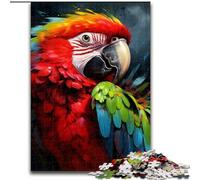 Puzzle da 1000 pezzi in legno raffigurante un pappagallo, un regalo perfetto per il divertimento in famiglia, 50x75cm, giocattolo educativo per adolescenti, decorazione per casa e ufficio