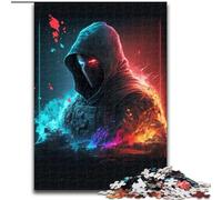 Puzzle da 1000 pezzi in legno raffigurante un soldato futuristico,regalo,per occasioni quotidiane e speciali,50x75cm,decorazione fai da te,regalo per le feste che stimola il cervello