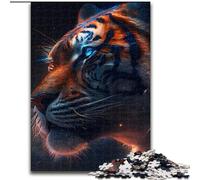 Puzzle da 1000 pezzi in legno raffigurante una tigre fantasy,per adolescenti e ragazzi,ideale come regaloe di festa,50x75cm,decorazione fai da te,regalo per le feste che stimola la mente