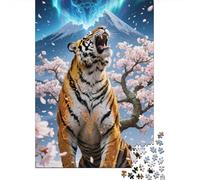 Puzzle Da 1000 Pezzi in Legno, Tigre, Esperienza Unica Di Gioco, Per Chi Ama Le Sfide, Includi La Tua Famiglia in Questa Avventura