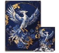 Puzzle da 1000 pezzi in porcellana puzzle di fenice rinata per adulti design intricato per adolescenti decorazioni fai da te e divertimento che stimola il cervello 1000 pezzi (75x50 cm)