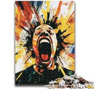 Puzzle da 1000 pezzi in stile Basquiat per adulti e ragazzi, difficili da completare ma divertenti e spiritosi, regalo di compleanno, regali, arte murale 50x75cm