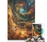 Puzzle da 1000 pezzi "Into The Vortex", antistress, per divertimento in famiglia, con pezzi di forma casuale completamente ad incastro 38x52cm