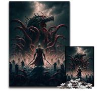 Puzzle da 1000 pezzi "Invasione di mostri" per adulti, regalo perfetto per la festa della mamma, compleanni, Natale, 50x75CM/19,68x29,52 pollici