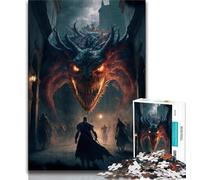 Puzzle da 1000 pezzi "Invasione di mostri" puzzle da 1000 pezzi per adulti giocattoli giochi educativi decorazioni per la casa e regali unici antistress (26x38cm)