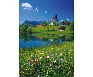 Puzzle da 1000 Pezzi - Inzell, Einsiedlhof e la Chiesa di San Nicola 1
