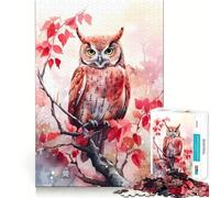Puzzle da 1000 pezzi "Isla Incantata del Gufo" per ragazzi, gioco di logica, giocattolo per la casa, divertimento assicurato, taglio preciso, regalo perfetto (50x75cm)