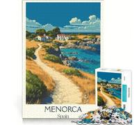 Puzzle da 1000 pezzi "Isola di Minorca, Paradiso", gioco rompicapo, sfida impegnativa, ideale come regalo per tutta la famiglia 38x26cm