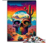 Puzzle da 1000 pezzi "Isola Scheletro" in legno regalo perfetto per bambini dai 14 anni in su 50x75cm gioco creativo per famiglie e decorazioni per la casa regalo di Natale perfetto per adolescenti.