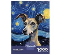 Puzzle Da 1000 Pezzi - Italian Greyhound Dog Puzzle Gioco Rompicapo Decorazione Da Parete Offerta Come Regalo Per Tutta La Famiglia 52x38cm/1000pcs