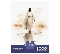 Puzzle Da 1000 Pezzi Jesus Walking on Water Puzzle Per Adulti Giochi Rilassanti Sfida Difficile Divertimento A Casa Attività, 70x50cm/1000pcs