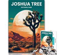 Puzzle da 1000 pezzi Joshua Tree per adulti, regali, aiuta il cervello ad allenarsi, giocattoli avvincenti per coltivare la pazienza, ottimo regalo, 38x26cm