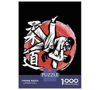 Puzzle Da 1000 Pezzi Judo Hand Drawn Fighters Puzzle Per Adulti Gioco Pratico Vacanza A Casa Passatempo Natale Compleanno Regali 52x38cm/1000pcs